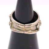 Vintage Sterling 3-Stone Turquoise Ring 8