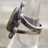 Vintage Sterling Turquoise Ring 5.75