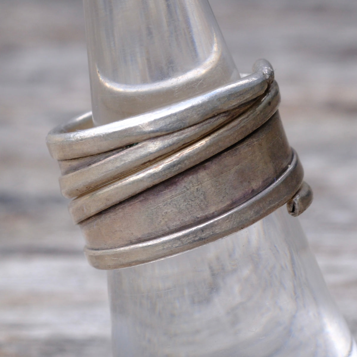 Vintage Sterling Silver Band Ring 7