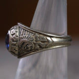 Vintage Sterling 1976 HS Chief Ring 6.5