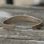 Vintage Sterling Turquoise Inlay Cuff