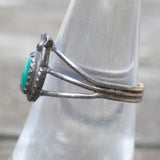 Vintage Sterling Turquoise Ring 7.25