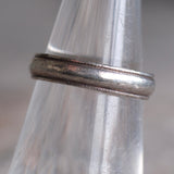 Vintage Sterling Ribbed Band 6
