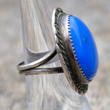 Vintage Sterling Blue Howlite Ring 7