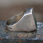 Vintage Sterling Chrysocolla Ring 8
