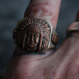 Vintage Big Chief Mexican Souvenir Ring 8