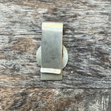 Vintage Sterling Aztec Calendar Money Clip