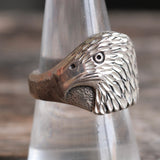 Vintage Sterling Silver Eagle Ring 9.5