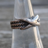 Vintage Sterling Silver Band 6.75