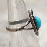 Vintage Sterling Turquoise Ring 6.5