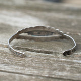Vintage Sterling Turquoise Thunderbird Cuff