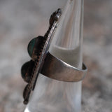 Vintage Sterling 2-Stone Turquoise Ring 6