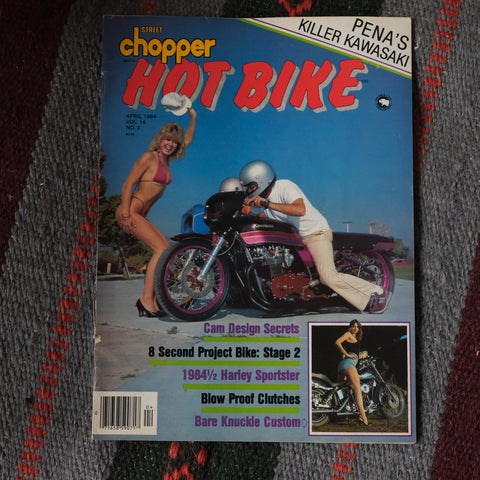 April 1984 Chopper Hot Bike Magazine