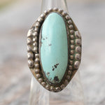 Vintage Sterling Turquoise Ring 6.5