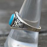 1980's Vintage Turquoise Thunderbird Ring