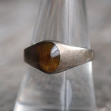 Vintage Sterling Tigers Eye Ring 8