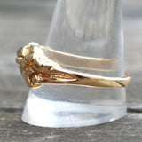 Vintage Gold Plated Nugget Ring 13