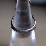 Vintage Sterling Malachite Florette Ring 7