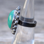 Vintage Sterling Faux Turquoise Ring 5
