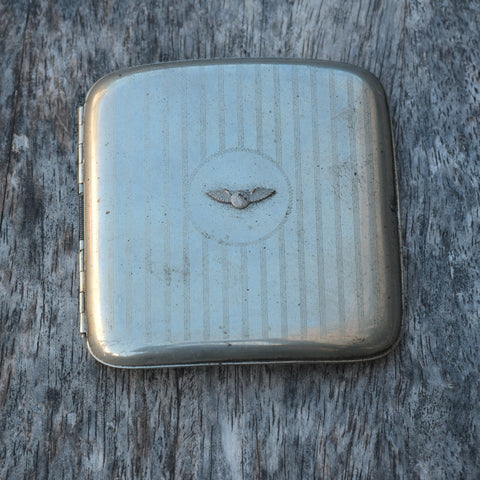 Vintage Nickel Silver Cigarette Case