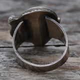 Vintage Sterling Silver Feather Ring 7.25