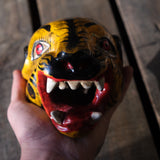 Hand Carved And Painted Jaguar Mask