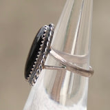 Vintage Sterling Tigers Eye Roper Ring 6.25