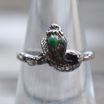 Vintage Sterling Snake Ring 6.75