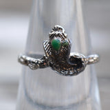 Vintage Sterling Snake Ring 6.75