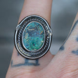 Vintage Sterling Turquoise Ring 5