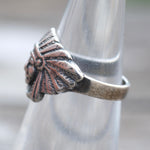 Vintage Sterling Silver Chief Ring 5.5