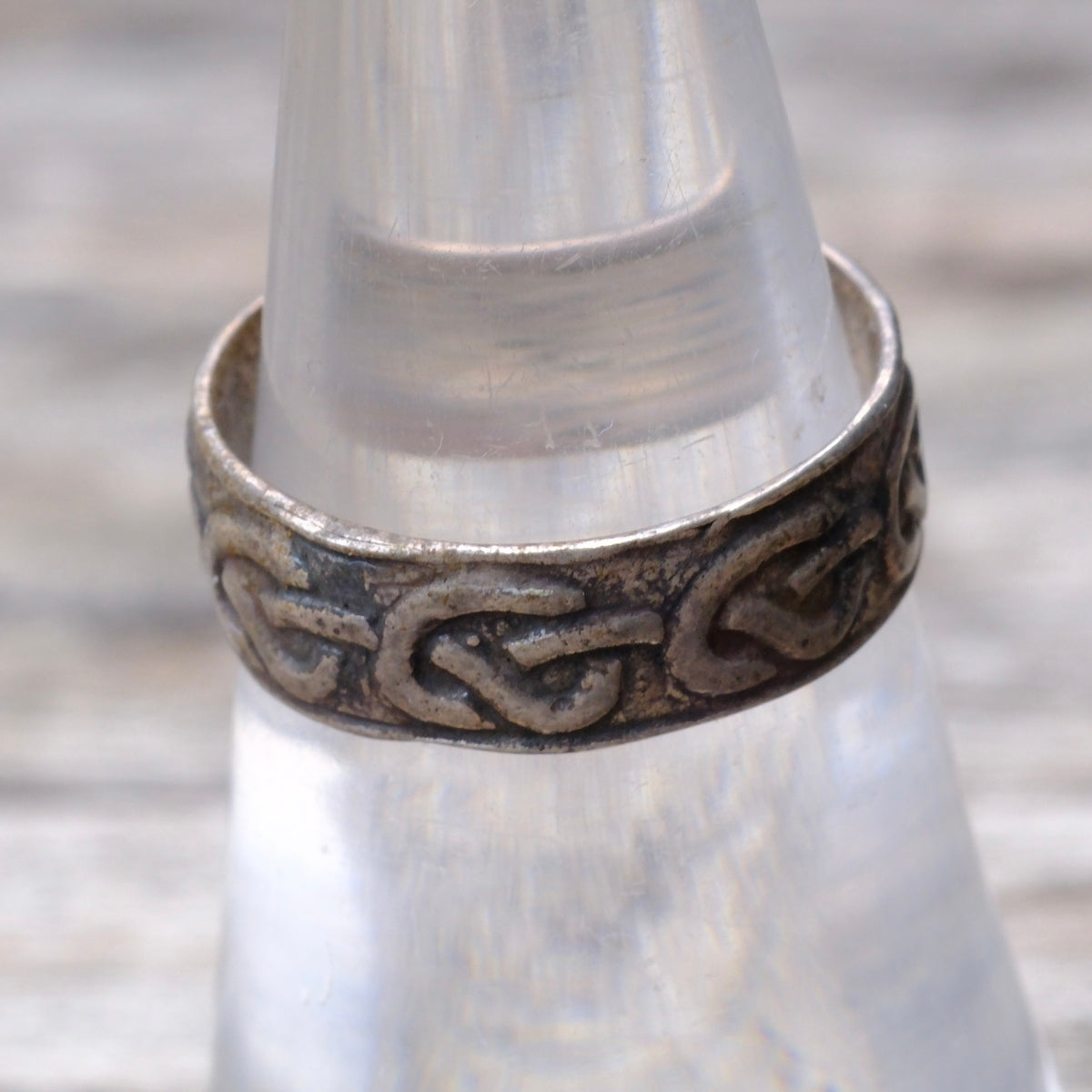 Vintage Sterling Celtic Knot Ring 6