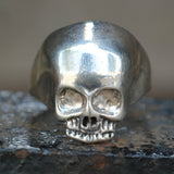 Vintage Sterling Silver Skull Ring 11.5