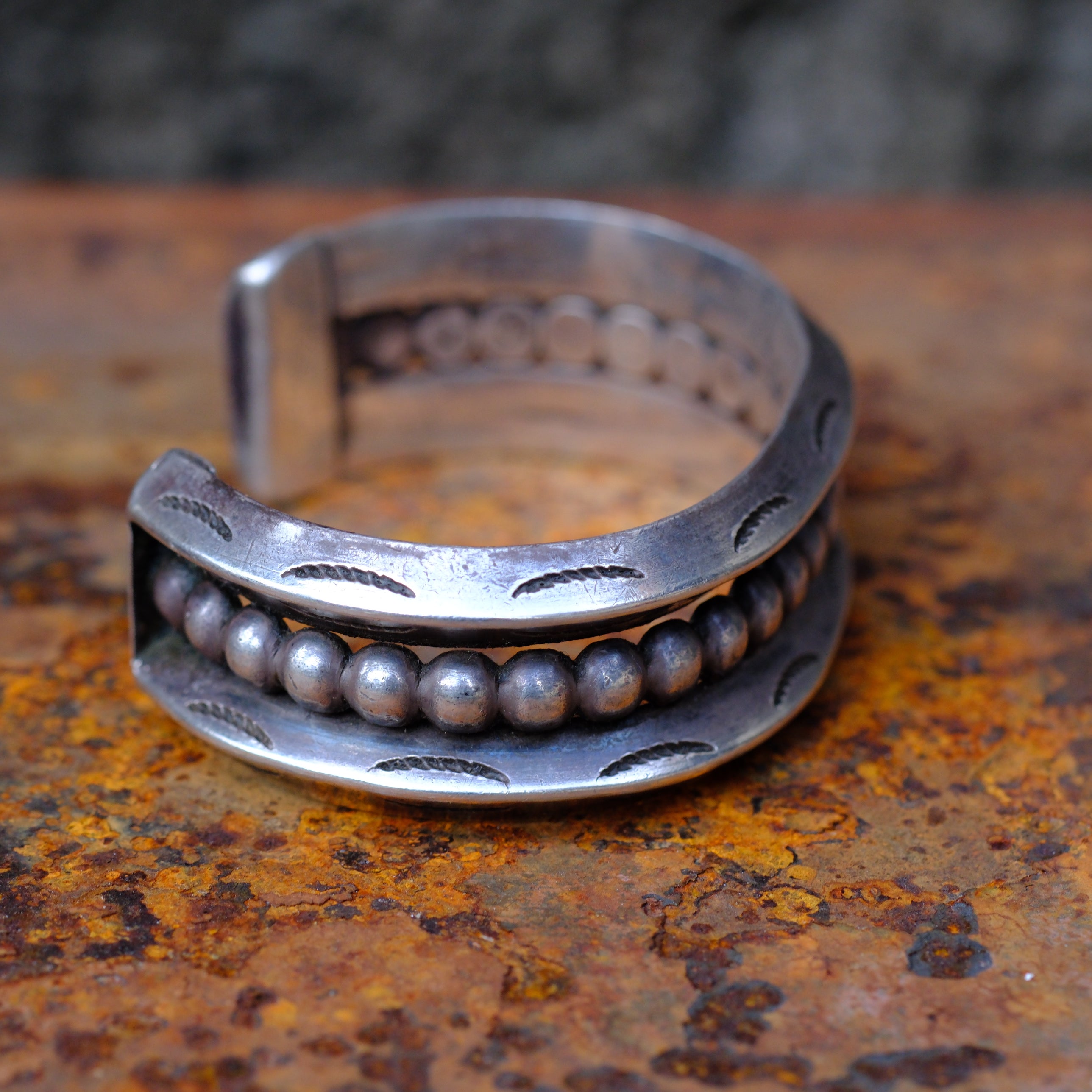 1930's Ingot Sterling Heavy Cuff