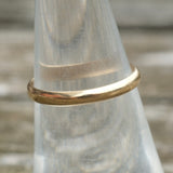 14K Yellow Gold Band Ring Size 6.5