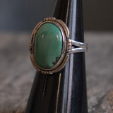 Vintage Sterling Turquoise Ring 5.75
