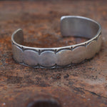 Vintage Sterling Heavy Stamped Cuff