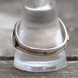 Vintage Sterling Turquoise Feather Ring 12.75