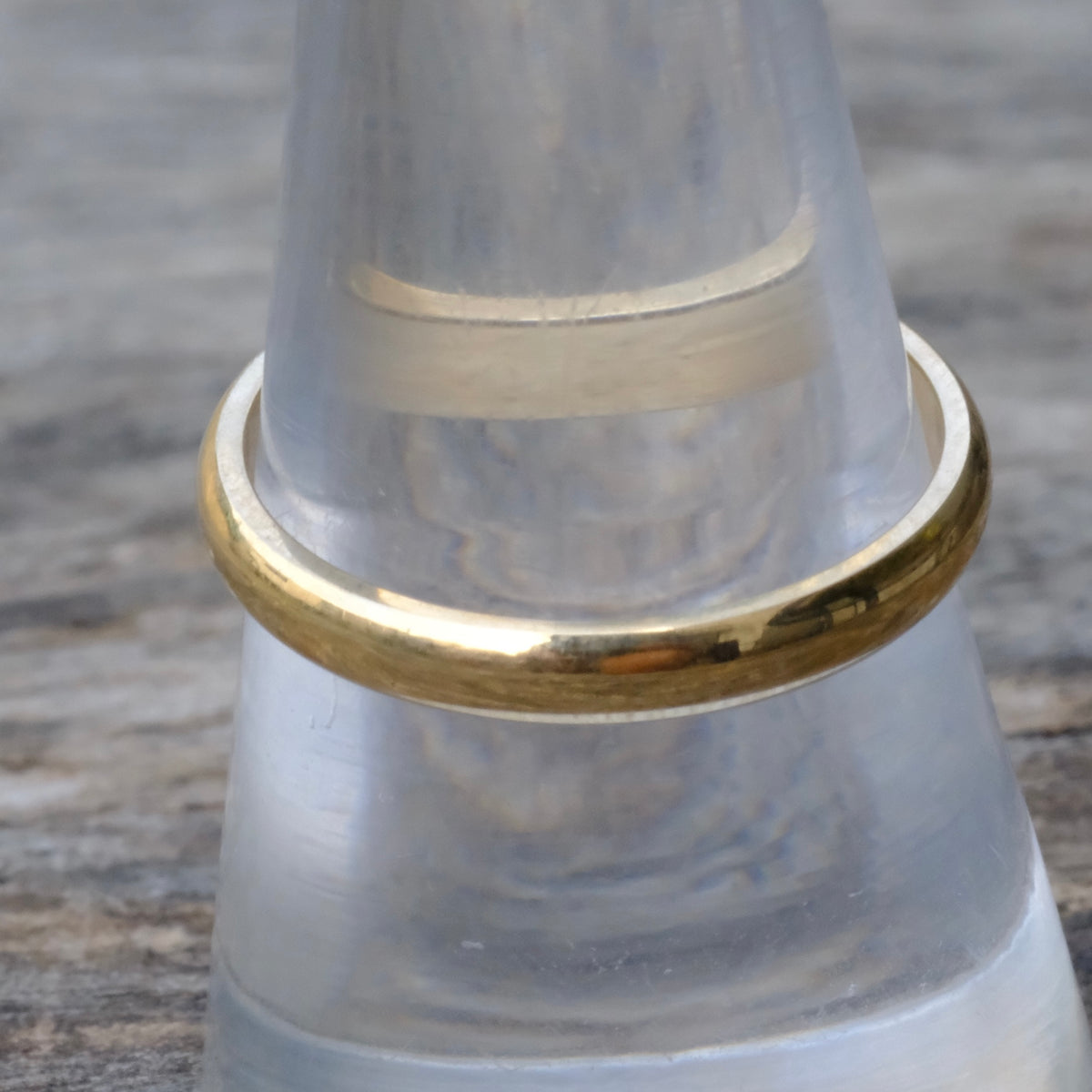Vintage 14K Gold Band Ring 8.75