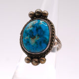 Vintage Sterling Turquoise Ring 5