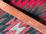 Vintage Hand Tooled Brown Leather ‘NEVES’ Wildlife Belt
