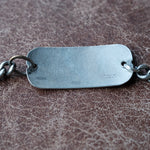 Vintage Sterling Military ID Bracelet