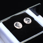 Vintage Sterling Kokopelli Earrings