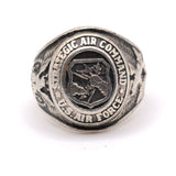 Vintage Sterling Air Force Ring 8