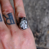 Vintage Sterling Wild Horse Ring 7.5