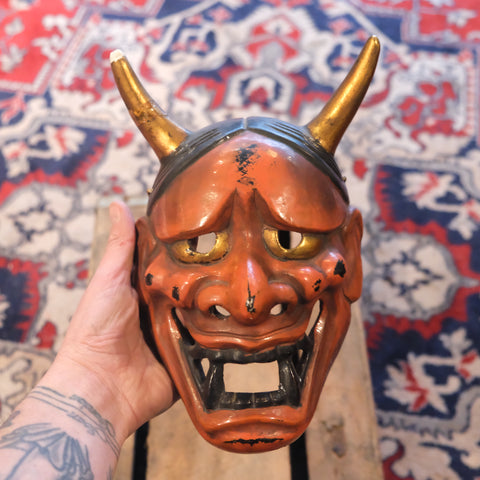 Vintage Ceramic Hannya Mask