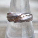 Vintage Sterling Silver Modernist Band 8