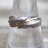 Vintage Sterling Silver Modernist Band 8