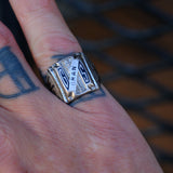 Vintage Sterling ORAN Class Ring 5.5