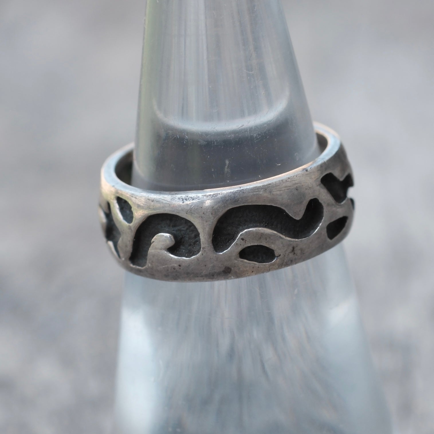 Vintage Sterling Stamped Star Ring 6.5